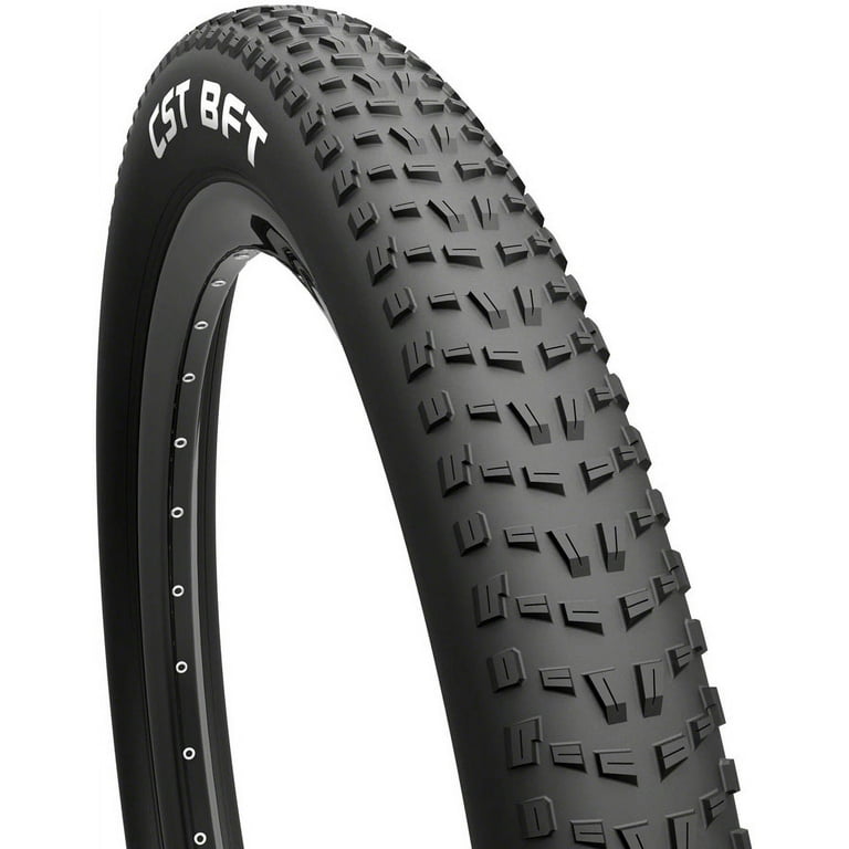 CST BFT Plus Big 20x4.0 Fat Bike Tire, Clincher Wire, Black, All