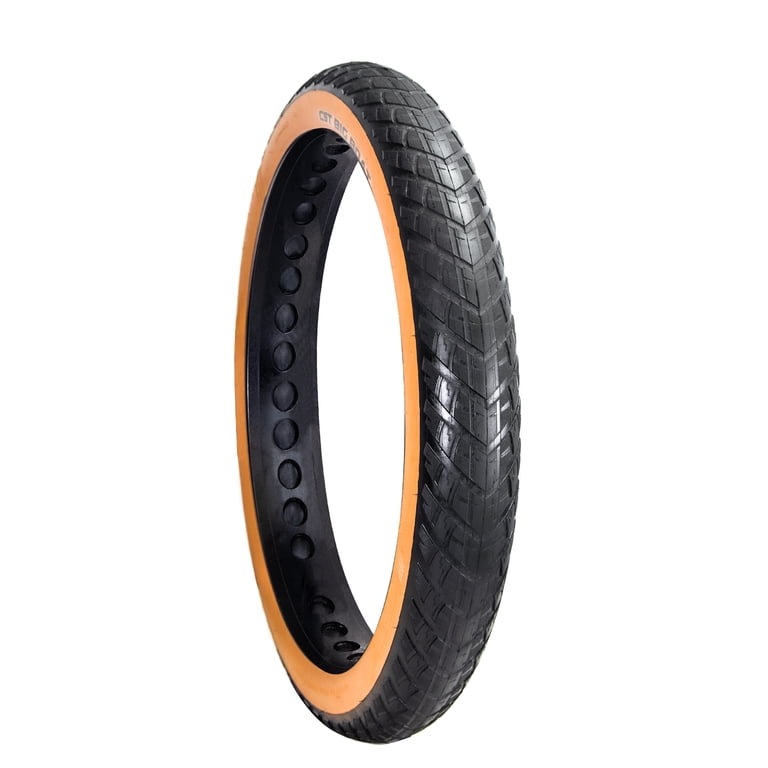 CST Big Boat Tire 20x4 inch for Fat Tire Bike Tan Wall 30 psi