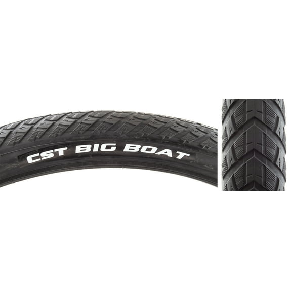 CST Big Boat Tire 29x2.4 Wire Bead Black Bike Tire