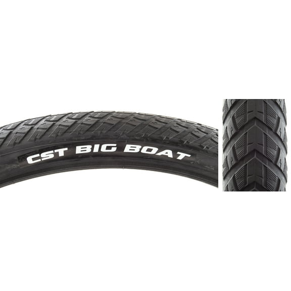 CST Big Boat Tire 29x2.4 Wire Bead Black Bike Tire