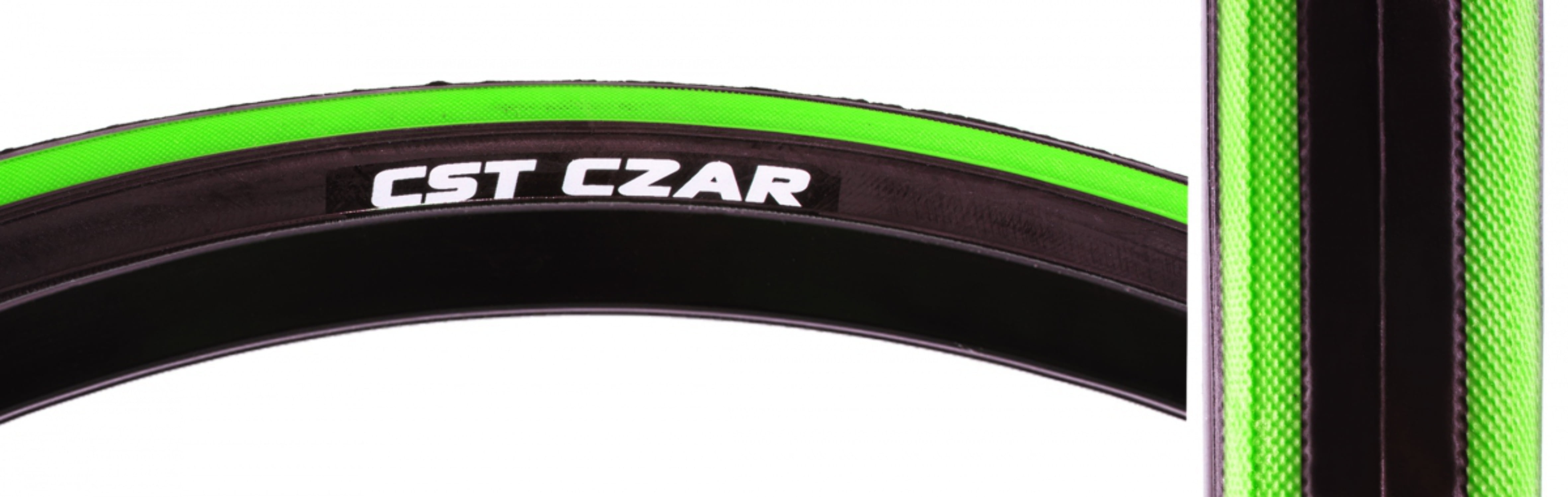 CST Czar Comp Tire Road Black Green 700x25c Race Gear Fixed Lime Bike Clincher
