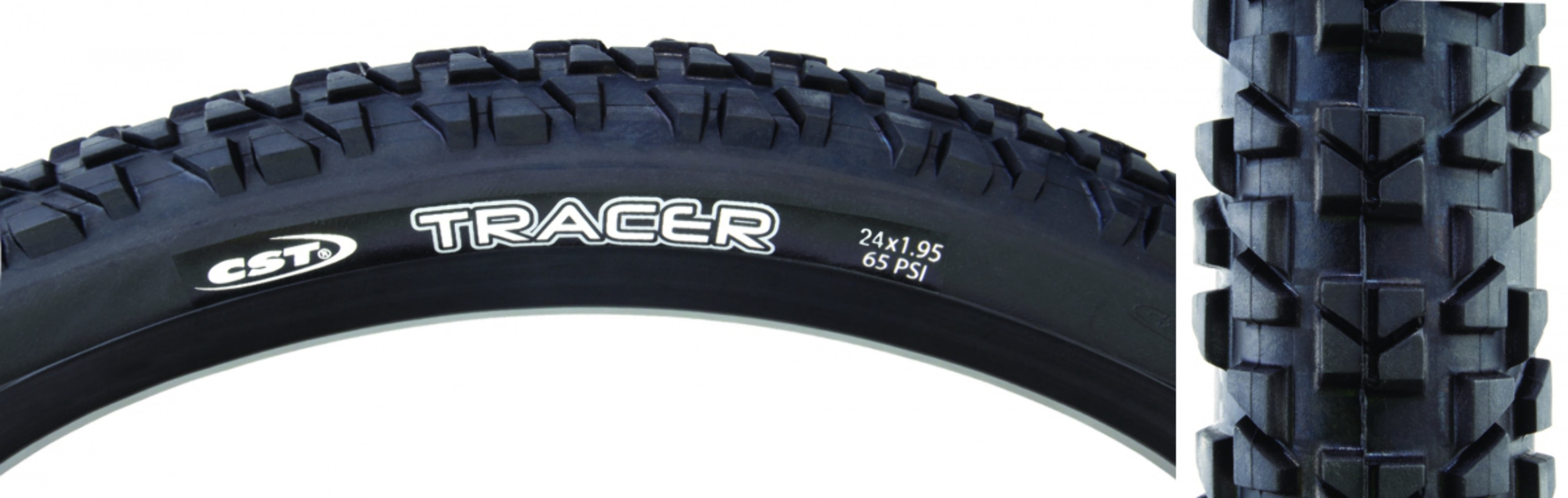 CST Tracer BMX Bike Tire 24" x 1.95" Black