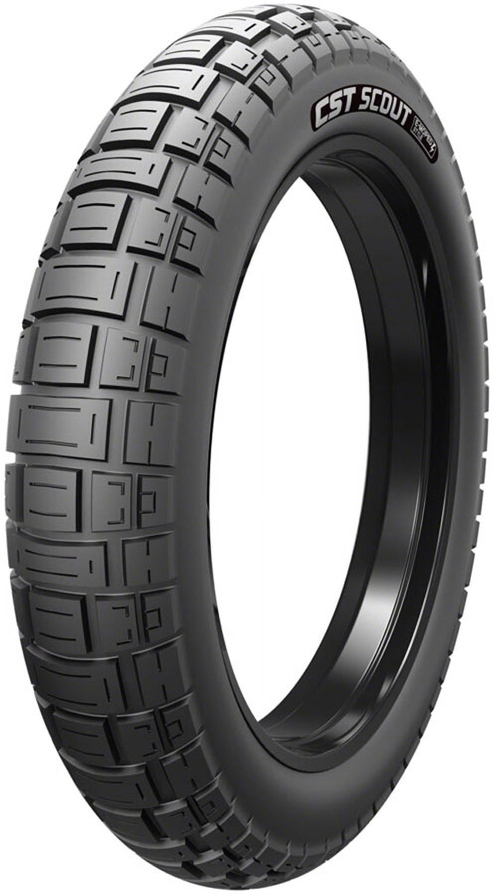 CST Scout Road Ebike Tire - 20x4, Clincher, Black, Wire Bead for