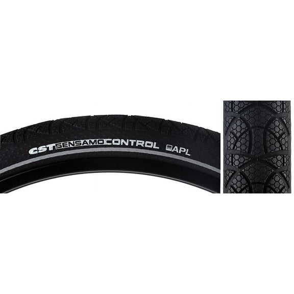 CST Sensamo Control Tire 26x2 TPI 22 Clincher Wire Black APL Puncture Protection