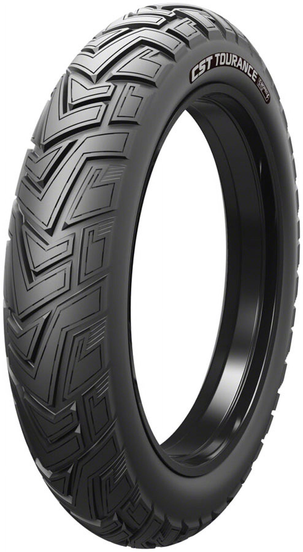 ENIX Bike Tire 18 X 1.95 – Black Sidewall, Semi-Slick Tread, Clincher