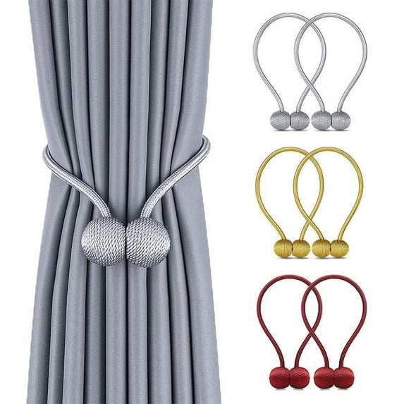 CSTD European Style Grey Strong Curtain Buckle Curtain Tiebacks (2 Count)