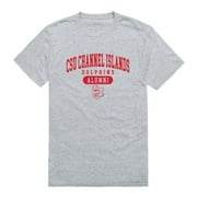 CSUCI California State University Channel Islands The Dolphins Alumni Tee T-Shirt Heather Grey Small
