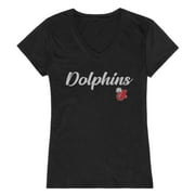 CSUCI California State University Channel Islands The Dolphins Womens Script Tee T-Shirt Black Medium
