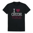 thumbnail image 1 of CSUDH I Love T-Shirt, Black - Extra Large, 1 of 1
