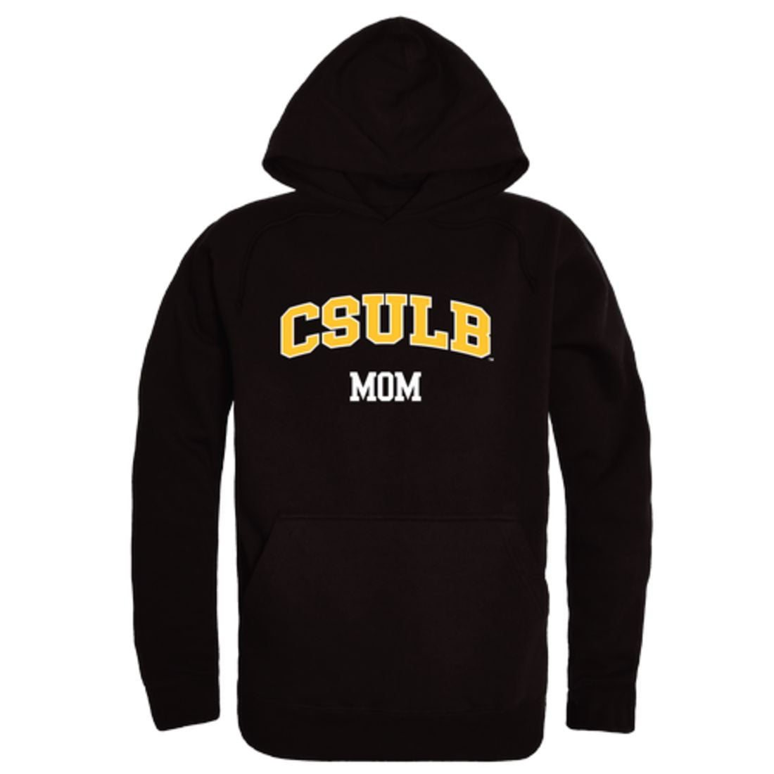 CSULB California State University Long Beach Mom Fleece Hoodie Sweatshirts Black X Large