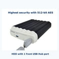 thumbnail image 1 of CSX-24THA 24TB HDD 1-port Hub USB 3.2 Gen 2/eSATA CipherShield 512-bit AES FIPS 140-2 HIPAA Encrypted External Secure Drive, 1 of 5