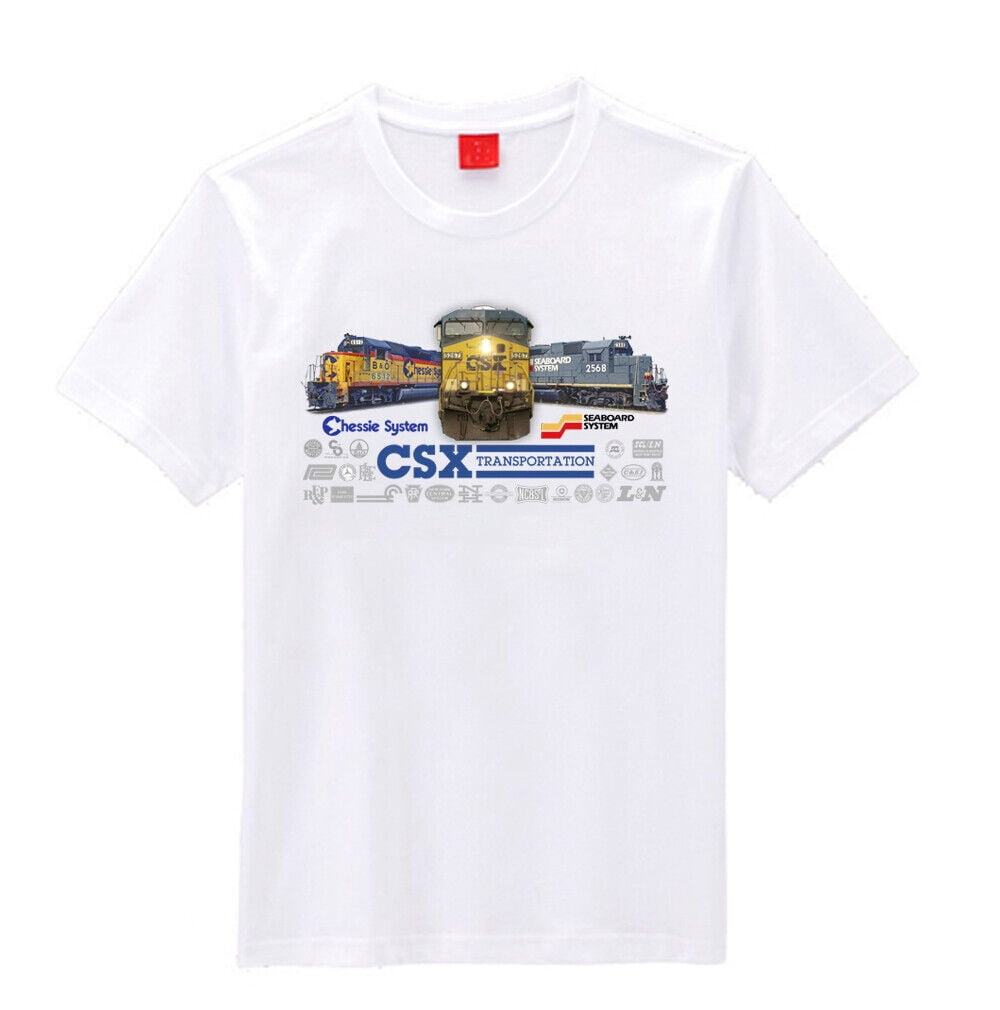 CSX Heritage-Seaboard System and Chessie System Railroad Train T-Shirts ...