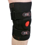 CSX Knee Support with Flexible Side Stabilizers, Black, Small
