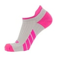 thumbnail image 1 of CSX Low Cut Ankle Sock Pro, Pink on Grey, X-Large, 1 of 4