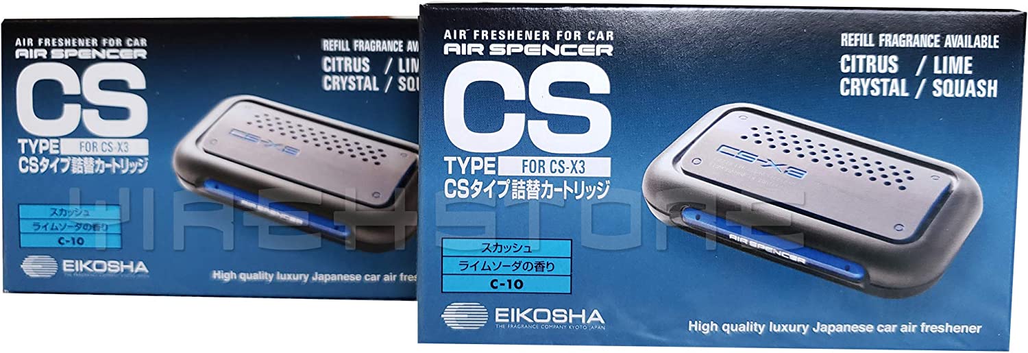 CSX3 Squash Air Spencer Refill x 2 Packs, JDM Car Air Freshner CSX3