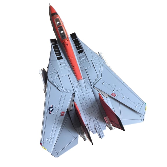 CSYANXING 1/100 Scale F14 Tomcat Fighter Model Alloy Plastic For US Navy VF101 Collection Desk Decor With Display Stand