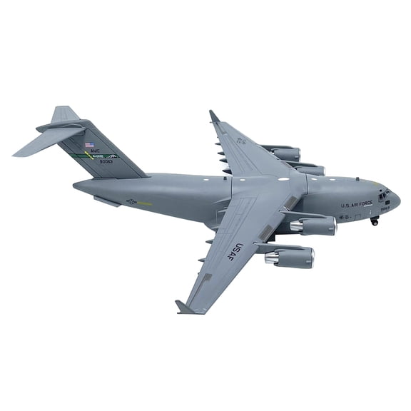 CSYANXING 1:200 US Air Force C-17 Transport Model Alloy Plastic 10.6IN Display Stand for Aircraft Collection Desktop Home Office Shelf Decoration