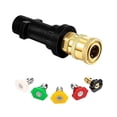 thumbnail image 1 of CSYANXING 1/4 Inch Quick Connect Spray Adapter 4000 PSI For Karcher K2-K7 Pressure Washer Gun Patio Wall Cleaning Accessory, 1 of 8