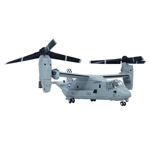CSYANXING 1:72 V-22 Osprey Helicopter Alloy Plastic Model 24X22CM US Air Force for Aircraft Collection Home Office Desk Decoration