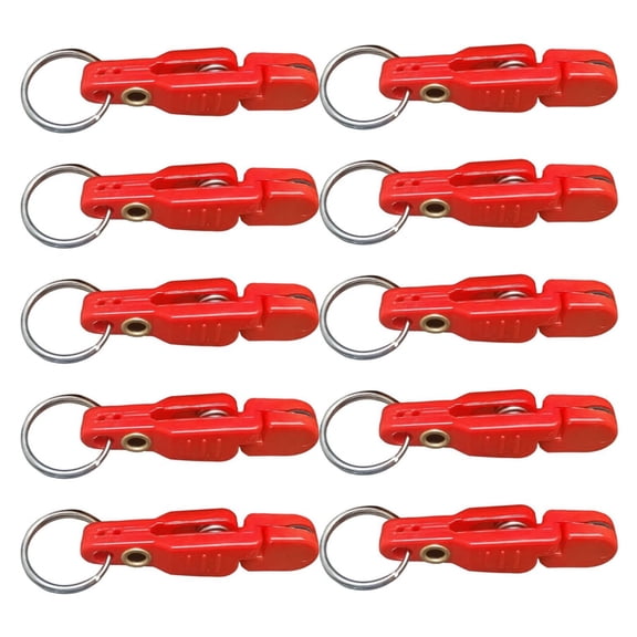CSYANXING 10 Pack Downrigger Release Clips Quick Release Adjustable Tension Strong Grip ABS for Sea and Freshwater