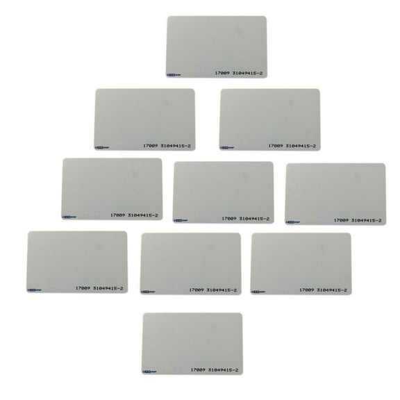 CSYANXING 10Pcs Durable PVC HID 1386 ISOProx II Cards 26 Bit Formatting for HID Prox Readers
