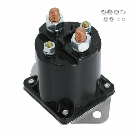 CSYANXING 12V 4 Terminal Starter Relay Solenoid for Club Car Gas Golf Carts DS Precedent 1984 and Up Replaces Part Numbers 1013609