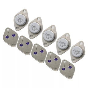 CSYANXING 2N3055 NPN BJT Power Transistor 15A 60V 115W for Regulator Output Stage Amplifier DIY Circuit 10pcs