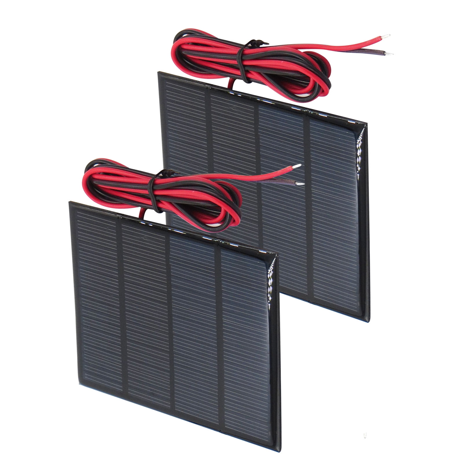 CSYANXING 2Pcs High Conversion Solar Panel 12V 1.5W, Excellent for Weak Light Conditions, Use for DIY Projects
