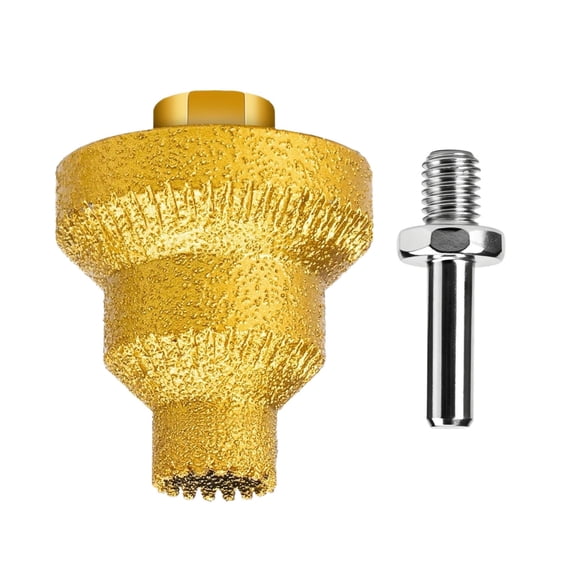 CSYANXING 3 Step Diamond Drill Bit 20mm 35mm 50mm Wear Resistant Material For Tile Marble And Quartz Cutting Operation