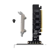 CSYANXING 4 U.2 NVMe PCIe Split Card 4.0 SFF 8643 High Speed Data Transfer PCI-e X4 X8 X16 for Windows