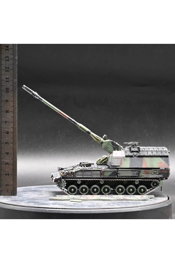 6.5in PZH2000 Howitzer Vehicle Model 1 72 Scale Tank Replica PC Material Collection Decor for Military History Fans