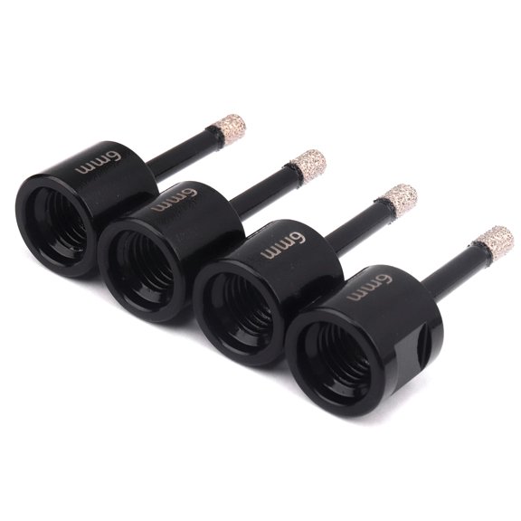 CSYANXING 6mm Diamond Drill Bit M14 Thread Connection 4 Pack For Marble Granite Tile Hard Material Drilling Work