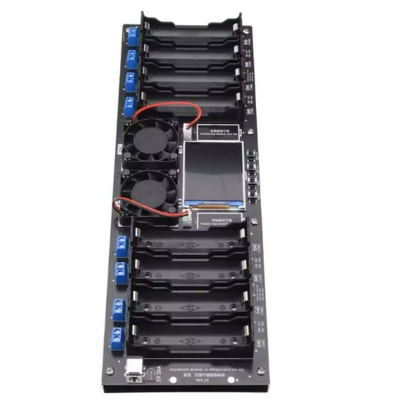 CSYANXING 8 Channel 18650 Battery Tester Charge Discharge Cycle Test Voltage Current Display for DIY Enthusiasts