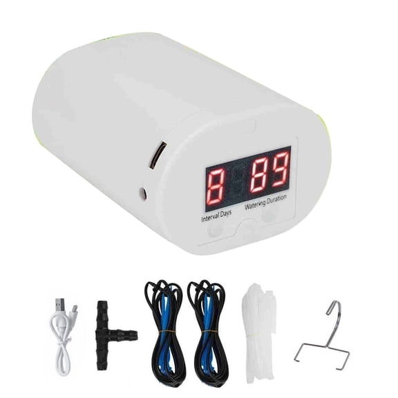 CSYANXING ABS Automatic Plant Watering Machine 1-99s Watering Time Low Battery Detect For Balcony Desktop Indoor Use