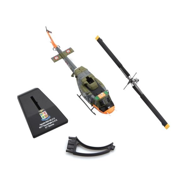 CSYANXING Agusta-Bell AB 212 Helicopter Model Italian Navy 1:100 Die Cast Alloy For Lover Family Friends Gift