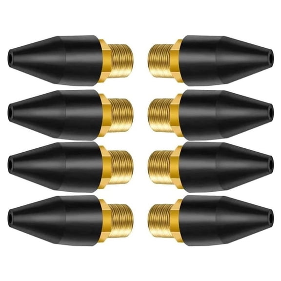CSYANXING Air Nozzle Tip 35x12mm 3mm Diameter 8CS 18NPT Male For Industrial Environments Auto Repair Shops Rubber Brass