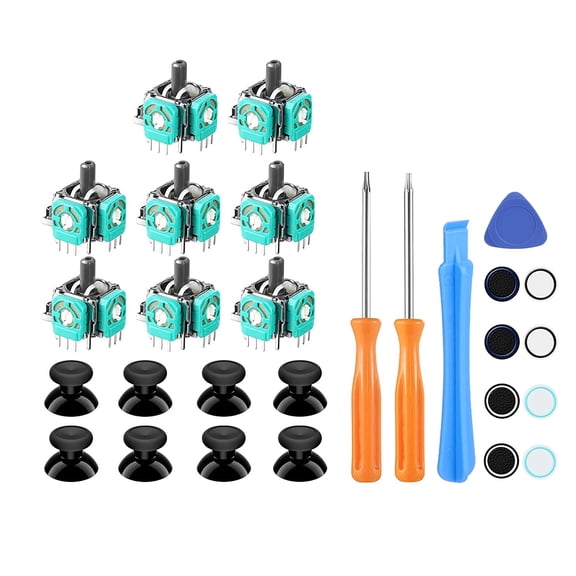 CSYANXING Analog Joystick Replacement Set For Xbox One Controllers Switch Pro Thumbstick Caps Glow In Dark Silicone Grips