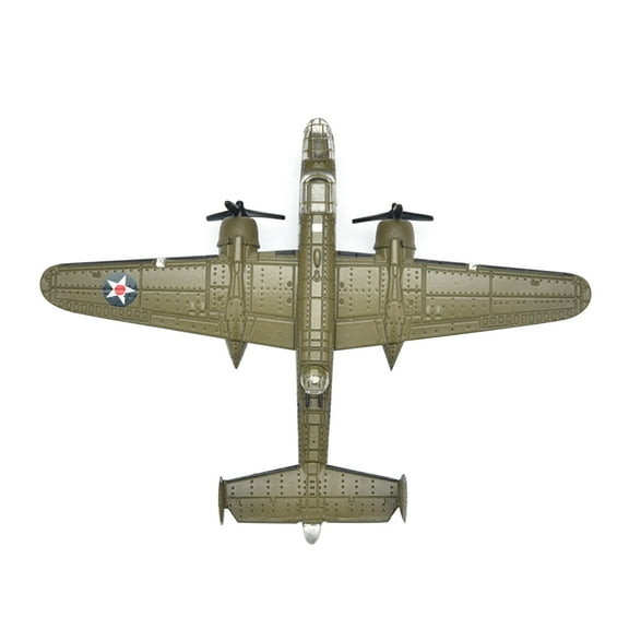 CSYANXING B-25 Mitchell Bomber WWII US Model Aircraft 1:200 Scale Alloy Detailed 3.1 Length Collector Gift Decor