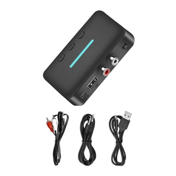 CSYANXING Black Abs Bluetooth 5.3 Audio Receiver Usb Playback Function 110Db Noise Ratio For Traditional Audio Equipment Upgrade