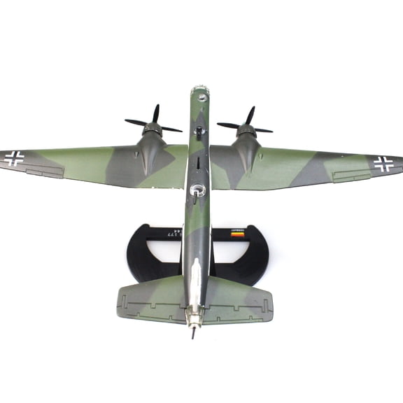 CSYANXING Bomber Model Luftwaffe Heinkel He 177 Griffin 1:144 Scale Die Cast Alloy Plastic for Display Collection