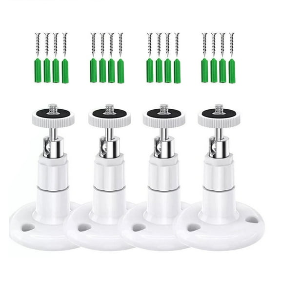CSYANXING Camera Mounts 4 Pack Adjustable 360 Swivel Indoor Outdoor Security Camera Mounting Brackets Set for Arlo Pro Ultra Arlo HD Arlo Go
