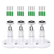 CSYANXING Camera Mounts 4 Pack Adjustable 360 Swivel Indoor Outdoor Security Camera Mounting Brackets Set for Arlo Pro Ultra Arlo HD Arlo Go