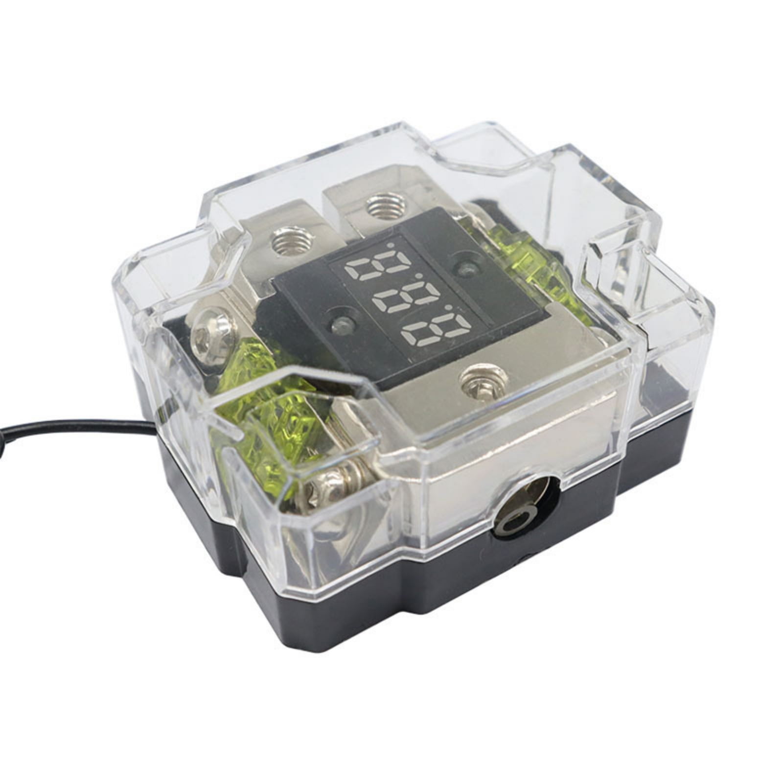 CSYANXING Car Audio Fuse Holder 100A 12V-24V Inline for Vehicles Boats Power Cutoff Protection Zinc Alloy Plastic Durable