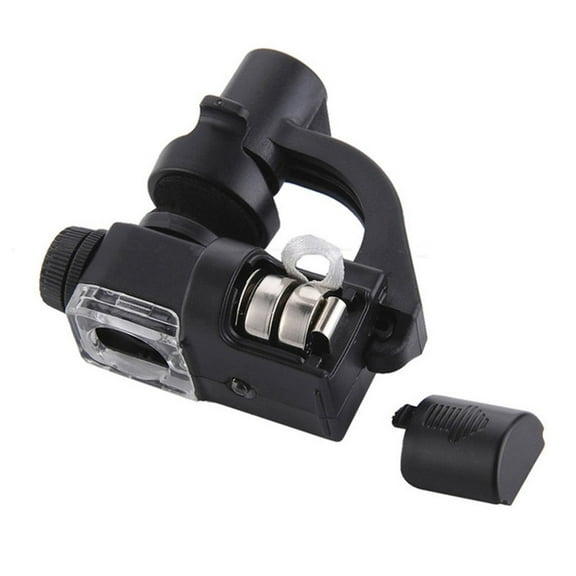 CSYANXING Clip-On 90X Phone Microscope with UV Detection for Currency & Jewelry, Adjustable Focus, Compact 5.85.73.5 cm Size