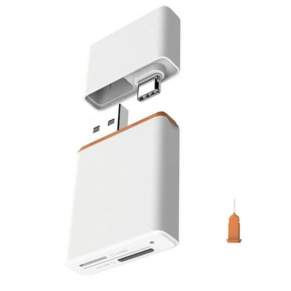 CSYANXING Compact 33.8 x 9.8 x 61 mm Card Reader for On-the-Go Use Ideal for Travelers