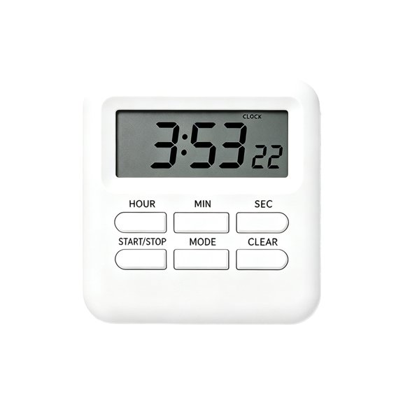 CSYANXING Compact Electronic Countdown Timer AAA Battery Powered for Home Kitchen Office Study Time Monitoring Tools