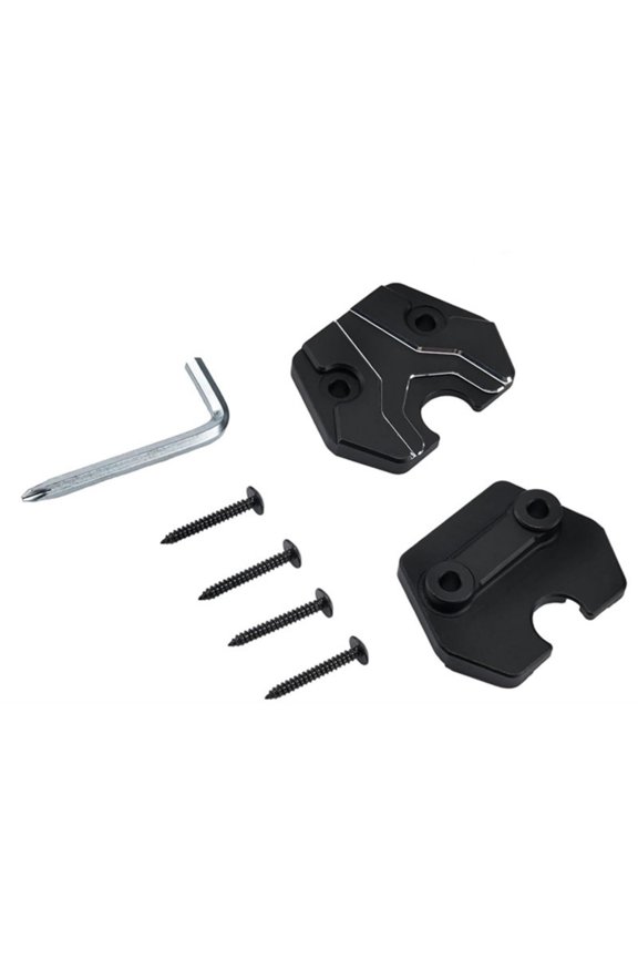 Cost Effective Sun Visor Repair Kit Premium Aluminum Alloy Sandblasted Surface Complete Hardware For Auto Sun Visor Maintenance