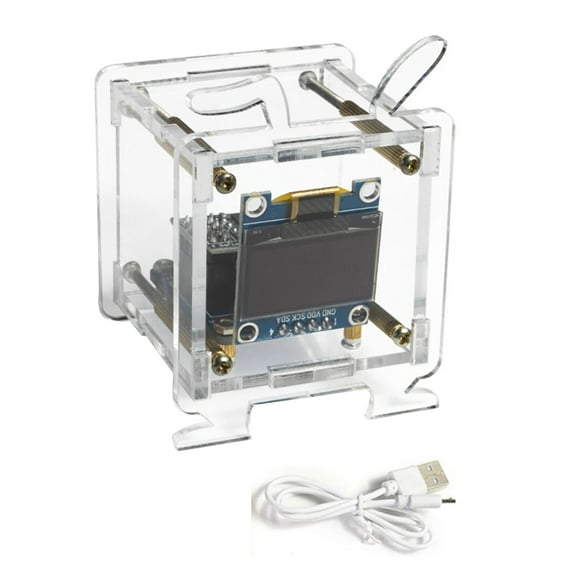 CSYANXING DIY Digital Clock Kit WiFi Automatic Time Sync HD Display 5V USB Powered Electronics Learning Project Fun Craft