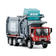 CSYANXING Decor Model 124 Scale Alloy Garbage Truck, Suitable for Desk, Showcase, Shelf, Perfect Gift Idea