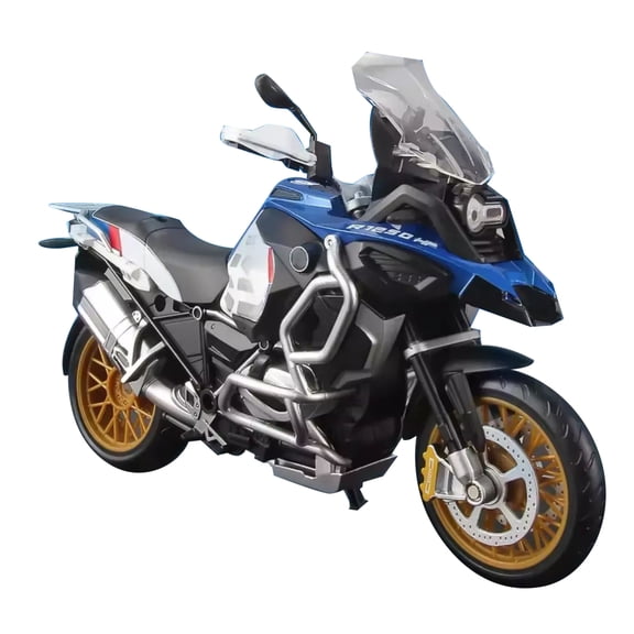 CSYANXING Desk Decor R1250 GS Motorcycle Replica, 1:12 Scale Alloy & ABS, Perfect for BMW Mechanical Art Lovers